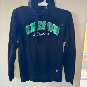 Oregon Ducks CI Sport Women Small Black Hoodie Pullover College Sweatshirt